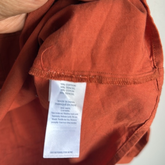 Faherty Orange Blouse - Picture 7 of 11